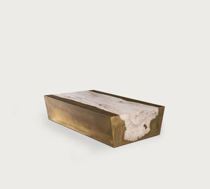Taracea Furniture Aurum Brass Long Coffee Table - Accessories by Taracea