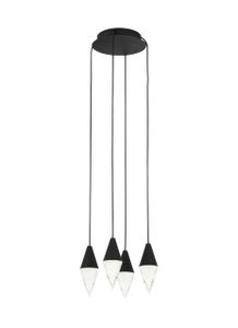 Turret 4 Light Chandelier Details - Ceiling lamp by Tech Lighting