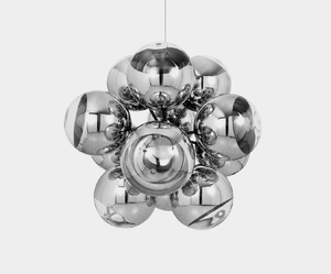 Mirror Ball Burst Chandelier Silver - Ceiling lamp by Tom Dixon
