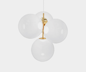 Globe Chandelier Small Opal - Ceiling lamp by Tom Dixon