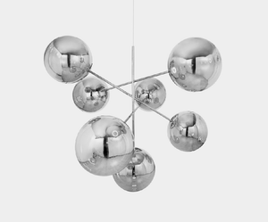 Globe Chandelier Large Silver LED CB - Ceiling lamp by Tom Dixon