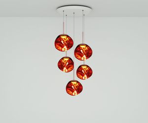 Melt Mini LED Copper Round Pendant System - Ceiling lamp by Tom Dixon