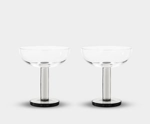 Puck Coupe Glasses Set x 6 - Styling by Tom Dixon