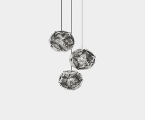 Puff Pendant System Round Trio Stainless Steel LED - Ceiling lamp by Tom Dixon