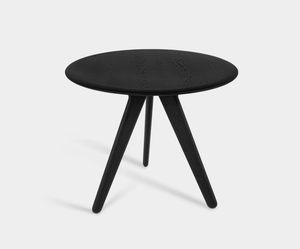 Slab Round Table Black 0.9m - Table by Tom Dixon