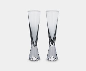 Tank Champagne Glasses Black x2 - Styling by Tom Dixon