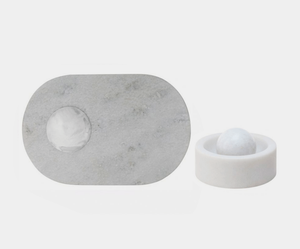 Stone Chopping Board and Spice Grinder - Styling by Tom Dixon