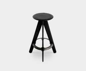 Slab Bar Stool Black - Stool by Tom Dixon