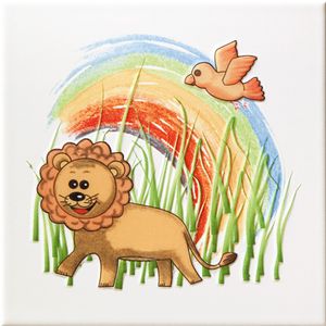 Dekor ścienny Safari 3 Decorations 200x200 | Tubądzin - Accessories by Tubadzin