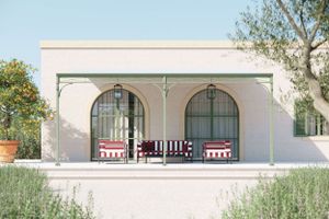 Unosider Novecento Pergola Rain - Outdoor by UNOSIDER