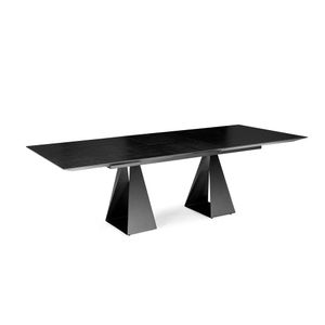 CRONOS Extendable Dining Table in Black - Accessories by Uultis