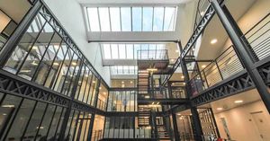 CFDT Federations building - Modular skylights at the heart of distinctive architecture - Accessories by Velux Commercial