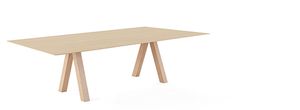 Meeting table by John Pawson | Trestle Collection - Table by Viccarbe