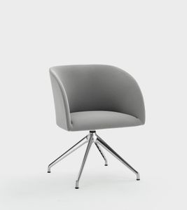 Milly seduta attesa base in alluminio a piramide - Viganò & C. - Armchair by Viganò & C. srl a socio unico