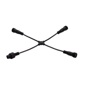 12V Outdoor Landscape Tape Lighting Accessories 4 Way "X" Connector - Lighting accessories by WAC Lighting