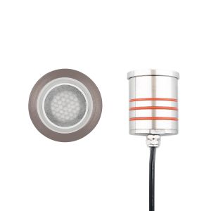 2″ Inground Recessed Round Slim Hex Louver - Functional light by WAC Lighting