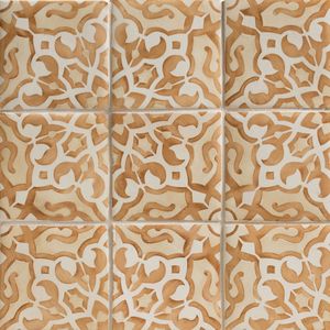 Duquesa Fatima Ambra Deco 4-5/8x4-5/8x5/8 Matte - Floor by Walker Zanger