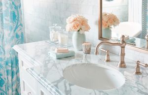 Making the Room: Her Bathroom at the Pasadena Show House 2016 - Shower by Walker Zanger