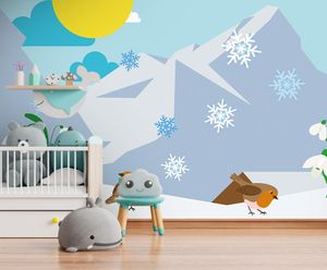 Pettirossi - Wallpaper by Zambaiti Contract