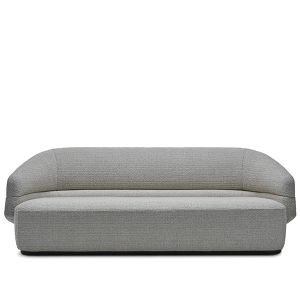 modern sofa with grey stained ash base - Sofa by Zanaboni