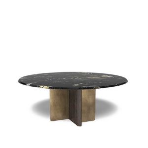 Elegant marble dining table, available in round and rectangular shape - Table by Zanaboni