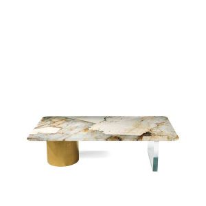 PLAYGROUND, Modern coffee table with plexiglass element - Coffee table by Zanaboni