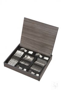 Flatware Wood Chest for 60 pieces Set - Styling by Zaramella Argenti srl