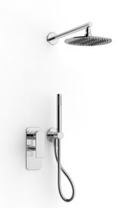 100 - Shower arm with shower head and hand shower - Shower by ZAZZERI