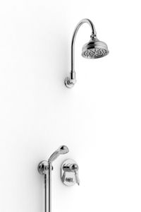 802 - Shower arm with shower head and hand shower - Shower by ZAZZERI