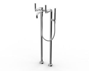 Da - Bathtub set on tubes - Tap by ZAZZERI