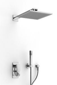 Moon - Shower arm with shower head and hand shower - Shower by ZAZZERI