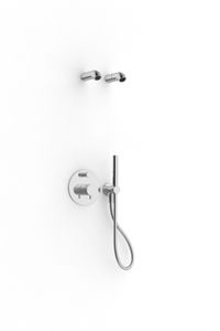 Pop - Shower arm with shower head and hand shower - Shower by ZAZZERI