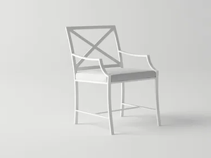 AGOSTO - Aluminium garden chair with armrests - Chair by 10Deka