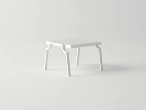 AGOSTO - Rectangular aluminium coffee table - Side table by 10Deka