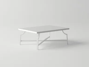 AGOSTO - Rectangular aluminium garden side table - Side table by 10Deka