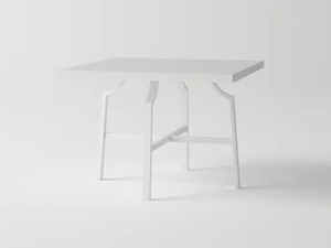 AGOSTO - Square aluminium garden table - Table by 10Deka