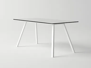 AMELIA - Rectangular aluminium garden table - Table by 10Deka