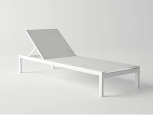 MILOS - Recliner aluminium sun lounger - Armchair by 10Deka