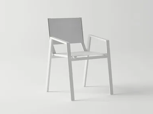 ORA - Aluminium garden chair with armrests - Chair by 10Deka