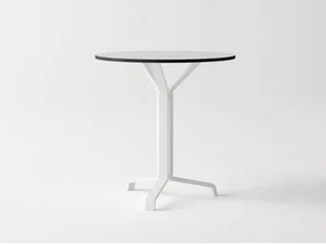 PULVIS 3 - Round aluminium garden table - Table by 10Deka