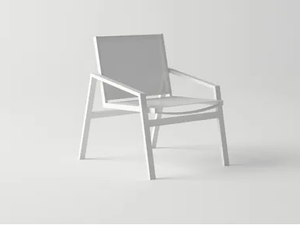 PULVIS - Aluminium garden chair with armrests - Chair by 10Deka