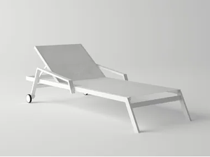 PULVIS - Recliner aluminium sun lounger - Armchair by 10Deka