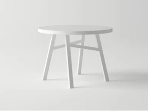 PULVIS - Round aluminium garden table - Table by 10Deka