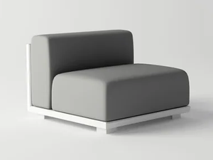 VICTUS MODULAR SOFA CENTER PIECE - Aluminium garden armchair - Armchair by 10Deka