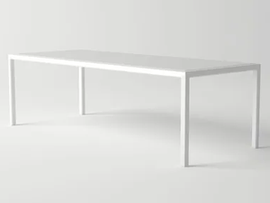 VICTUS - Rectangular aluminium garden table - Table by 10Deka
