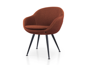 GLOBE CONIC - Upholstered fabric chair with armrests - Chair by 5A Design