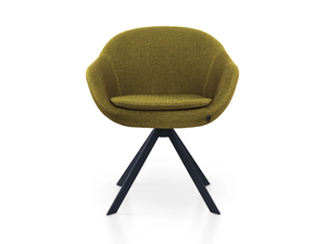 GLOBE SPIDER - Trestle-based fabric chair with armrests - Chair by 5A Design