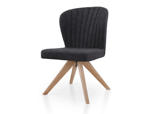 GLORIA SPIDER - Trestle-based upholstered leather chair - Chair by 5A Design