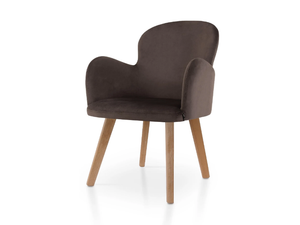HERA OAK - Fabric chair with armrests - Chair by 5A Design