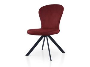 HERA SPIDER - Trestle-based leather chair - Chair by 5A Design